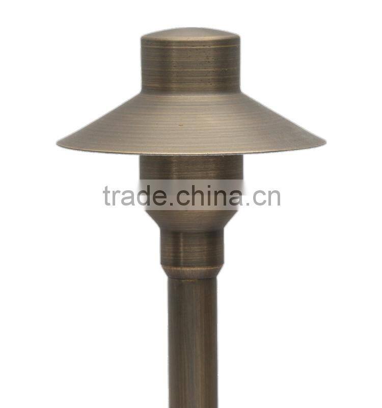 brass led outdoor light garden lights