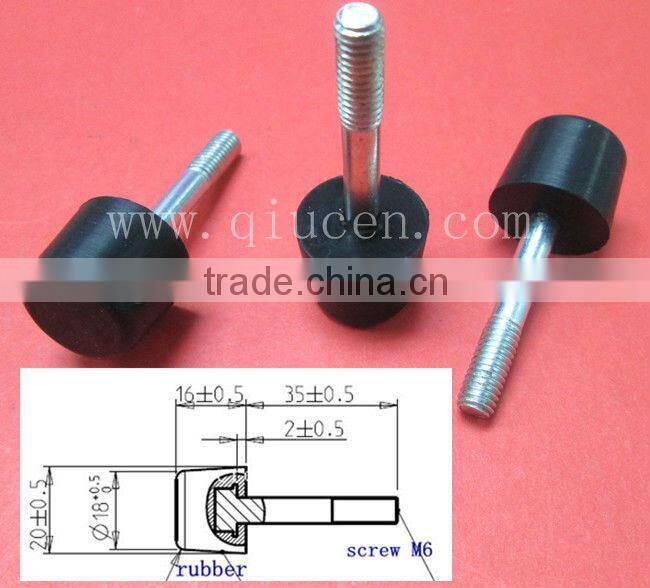 Rubber vibration damper for auto