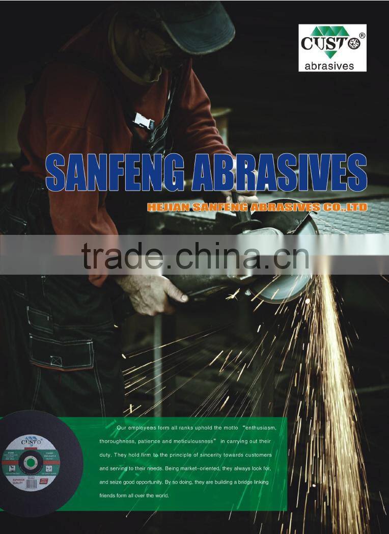 4" Depress Centre China Supplier Abrasive structural adhesive