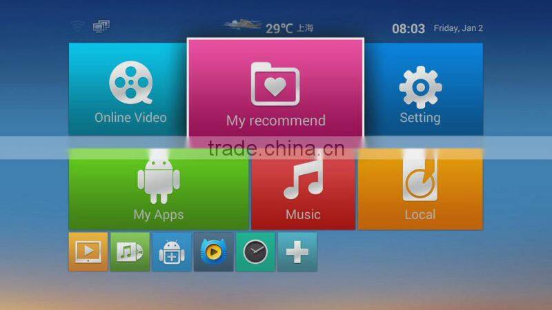 Quad Core Android OTT TV BOX Amlogic S805 with WIFI