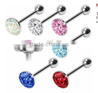 Flower body jewelry black rose navel piercing jewelry with balls belly bars