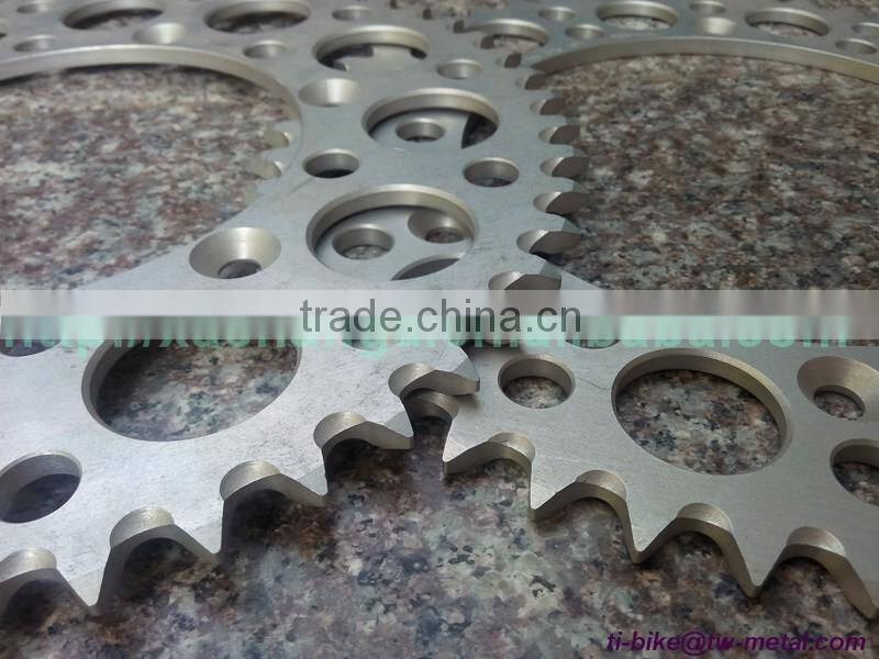 Titanium Motor Bike Chain ring Customized Titanium Motor Bicycle Chain Ring High Quality Titanium Motorbike bicycle chain-ring