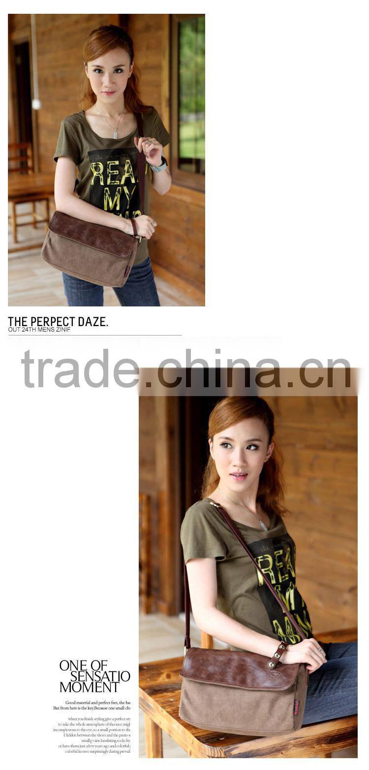 Vintage Leather Messenger Bag For Woman Best Messenger Bags For Teenagers Canvas Messenger Bag Lady Sling Bag Canvas