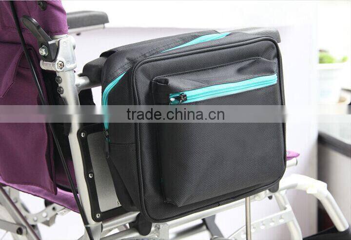 Rehabilitation Therapy Supplie bicycle double rear pannier bag of wheelchair Electric Wheelchair Pannier Bag