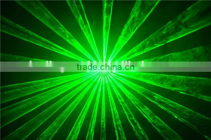 Powerful long distance 8W Green laser outdoor Hotel logo projector