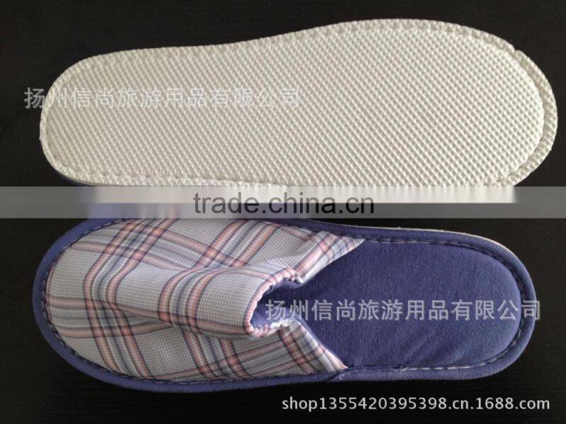poly terry washable open toe slipper for Radission hotel, l,luxury, softable