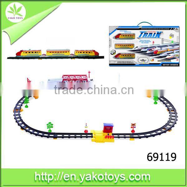 Electric Railway Car B/O Cartoon Rail Car children electronic toy car