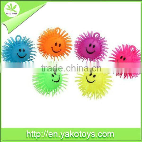 Novelty animal puffer ball,TPR non-phthalate material,have ICTI