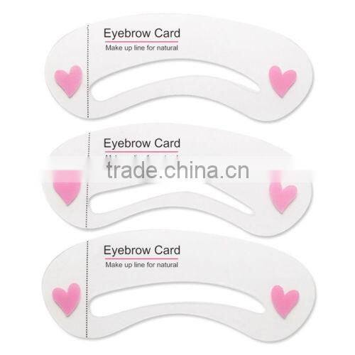 Beauty Makeup Eyebrow Drawing CardEyebrow stencil Eyebrow card