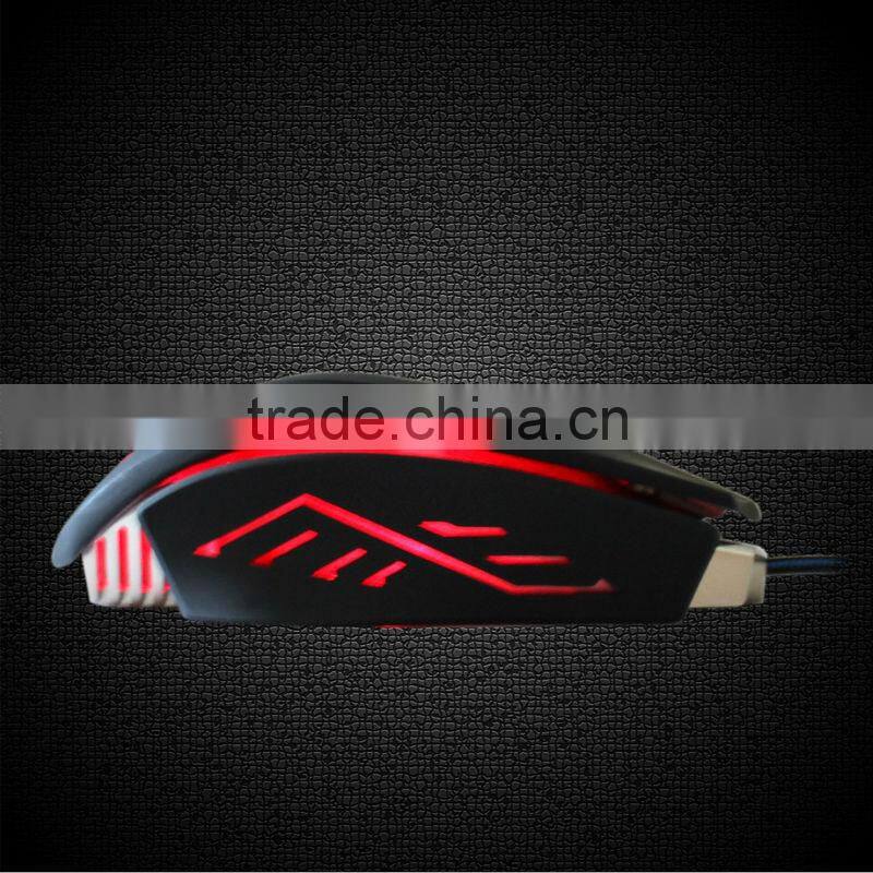 USB Wired Optical Computer Gaming Mouse 2400 DPI Luminous Game Mouse Mice With LED Light For Desktop Laptop