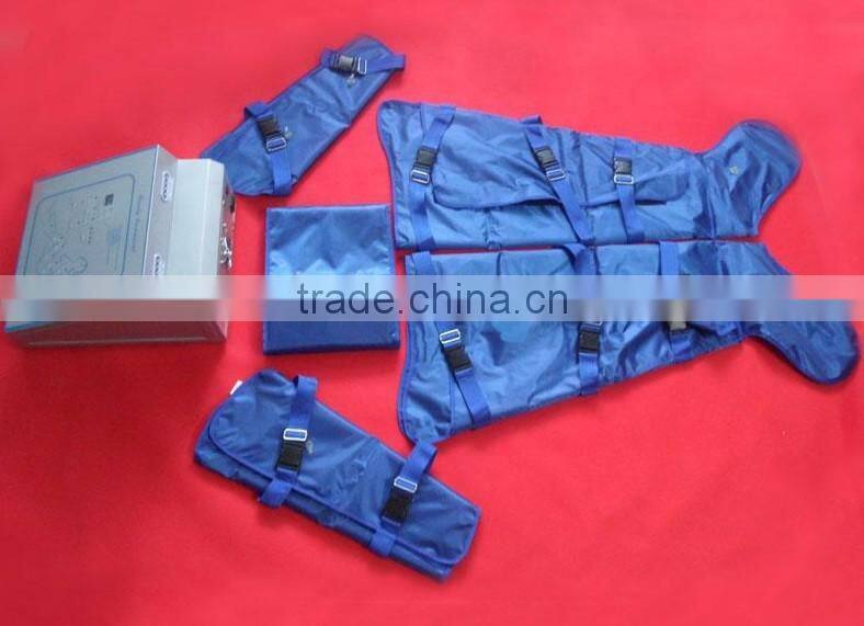 Portable Air wave far infrared pressotherapy slimming machine / pressotherapy and strong deep lymphatic