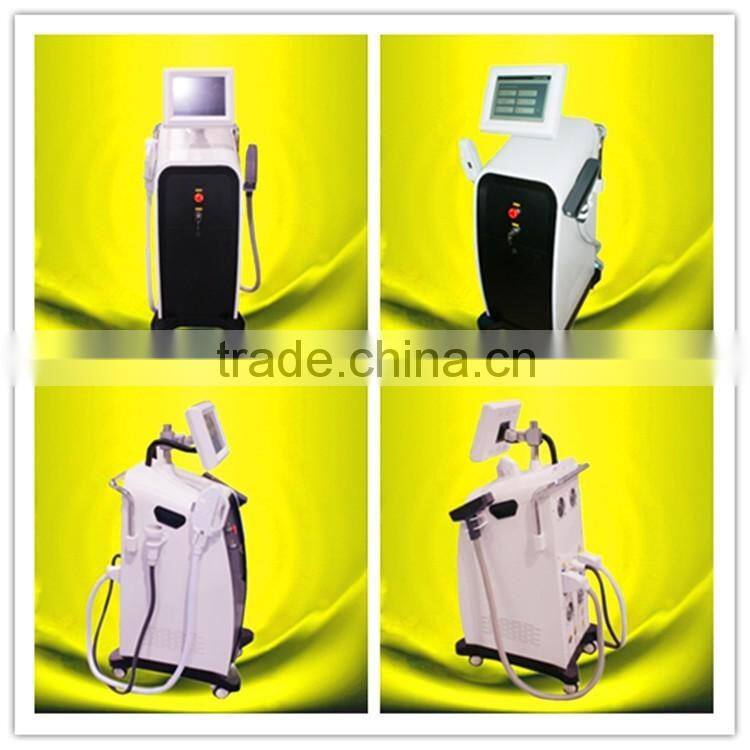 2015 Most popular beauty equipment new style SHR /OPT/AFT IPL+elight+ RF Multifunctional IPL SHR