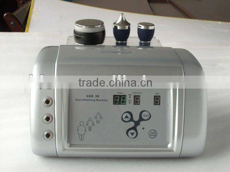 25w portable Cavitation slimming,Portable one with three cavitation handles,ultrasonic face massage,fat reduce ,CE marked