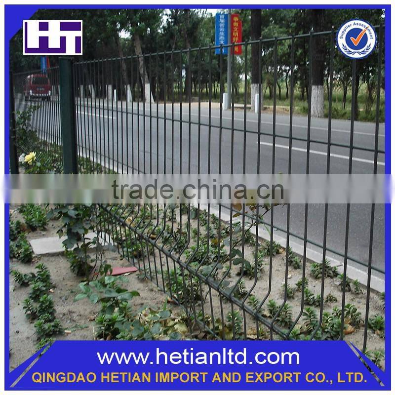 Hot Dipped Customized Pvc Coated Wire Mesh Color Steel Fence Panel