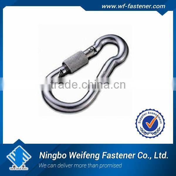 with no screw,stainless steel AISI304 or 316 DIN5299 stainless steel snap hook ,Caribine hook for sale China,snap hook