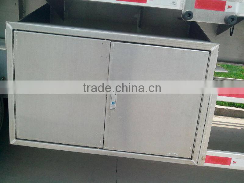 50000 liters capacity oil transportation tanker fuel tank semi trailer