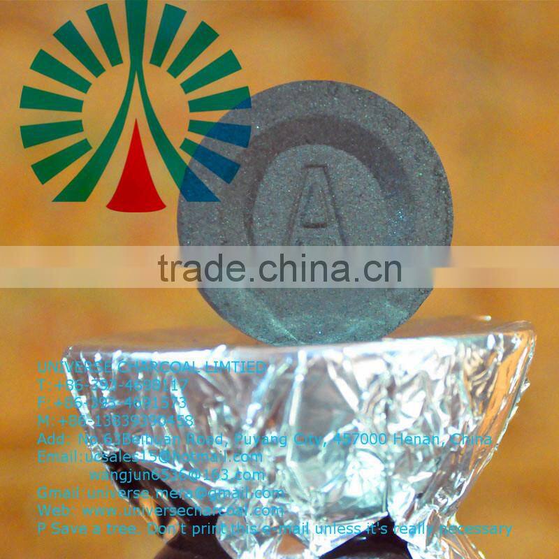 33mm Fast fire Charcoal for Shisha smoking