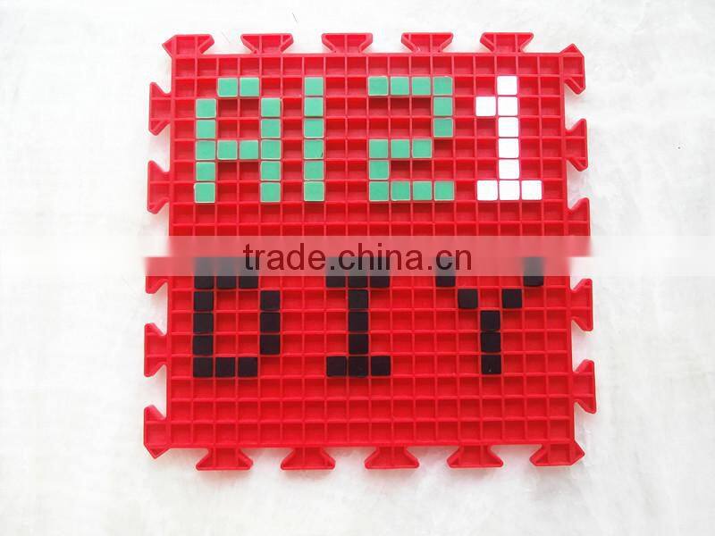 rubber silicone DIY table mats for families on dinning room tables