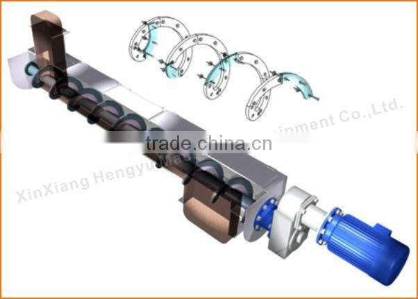 Professional particle and powder screw conveyor
