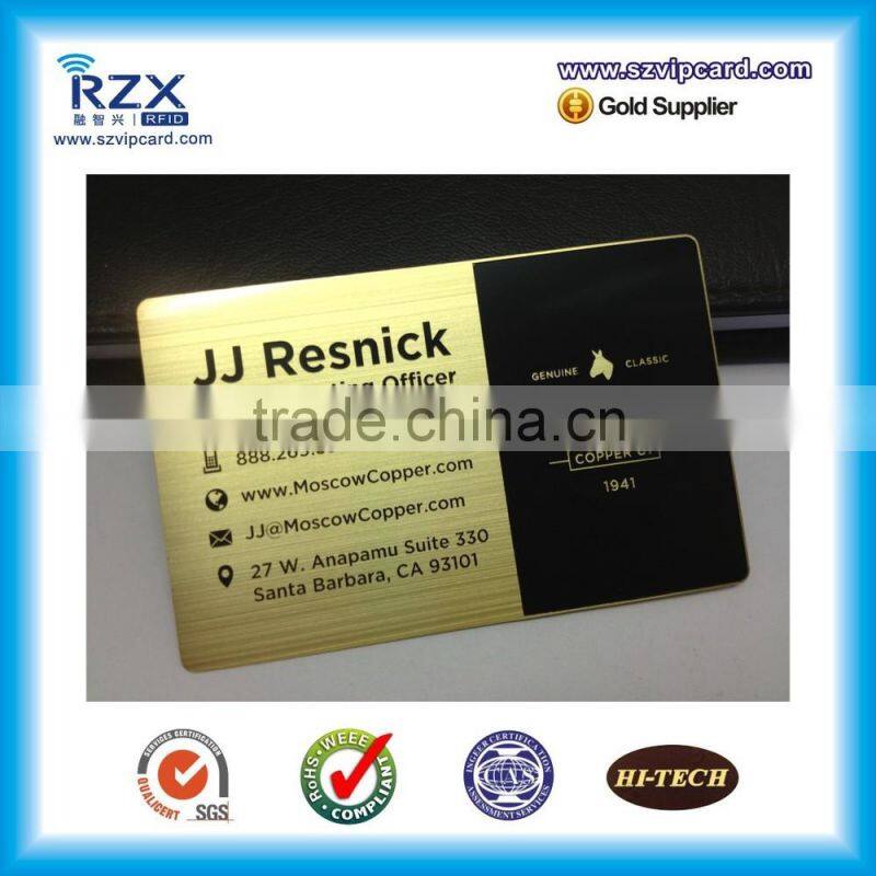 Matt black metal business from shenzhen manufacturer