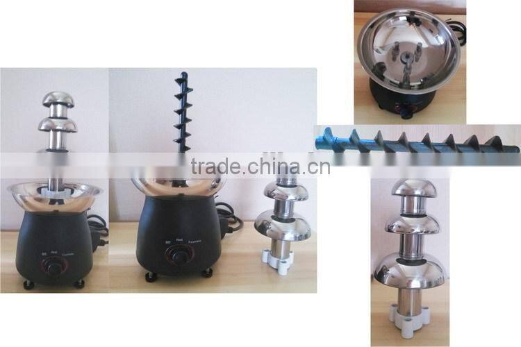 Electric home chocolate fountain