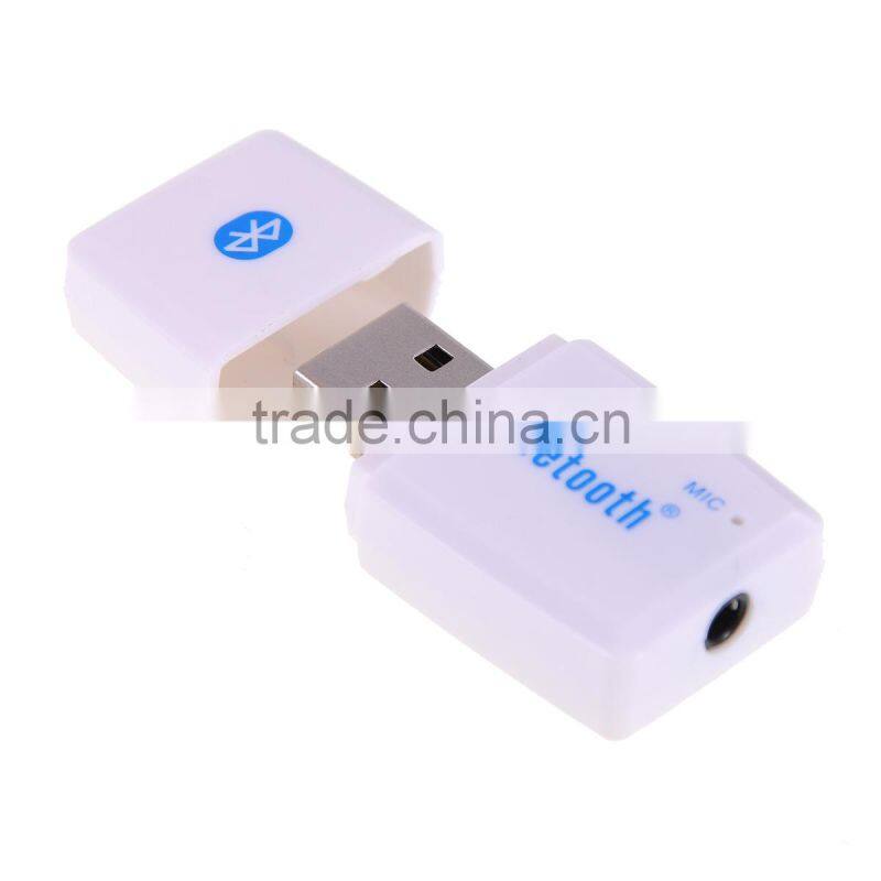 USB Bluetooth Wireless 3.5mm Stereo Audio Car Music Receiver with Call Function