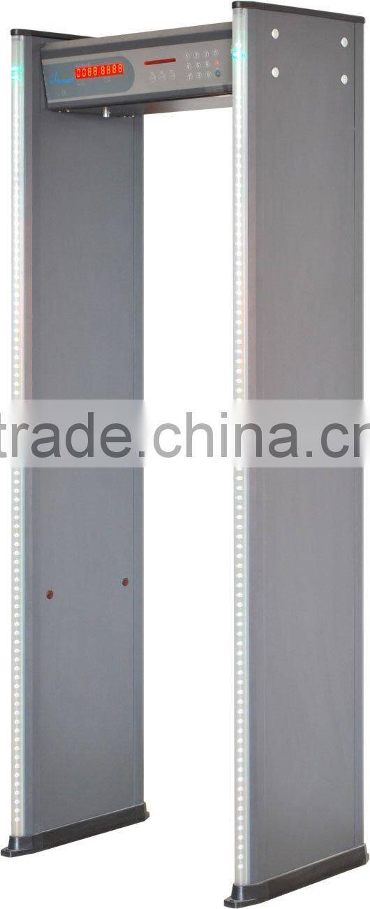 High quality! Walk through Metal Detector gate with UPS power XLD-B(LCD)