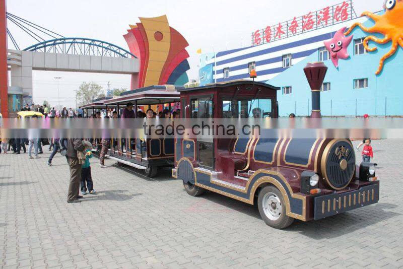 Diesel Power Amusement Park Trackless Train