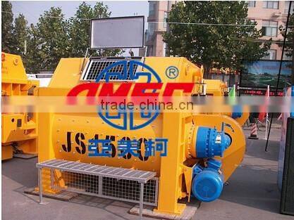 High efficiency JS twin-shaft concrete mixer ,AMEC brand,Changzhou Machinery produce