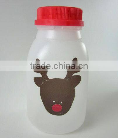 Clear PET Jar Beverage Cups ,Drink Cup with Stainless Steel Lid, Straw Included