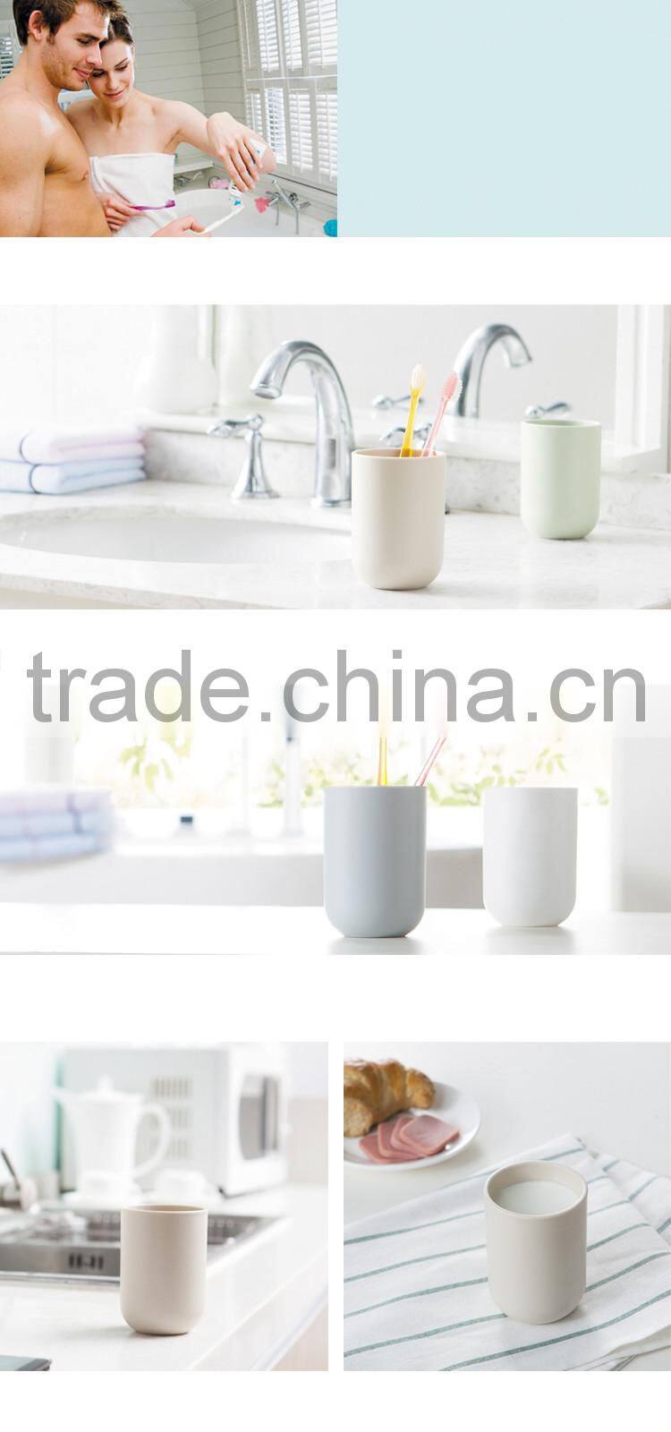 CE / EU Fashional simple plastic washing cup--khaki