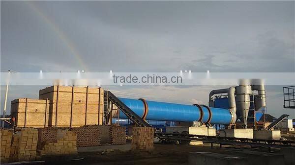 2.8 meter diameter lignite coal rotary dryer with large capacity drying 10 ton per hour