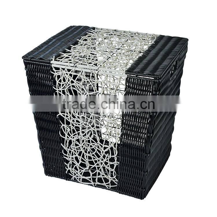 S.D Stock Wicker Laundry Basket,Willow Stock Luandry Hamper,Wicker Stocked Laundry Basket