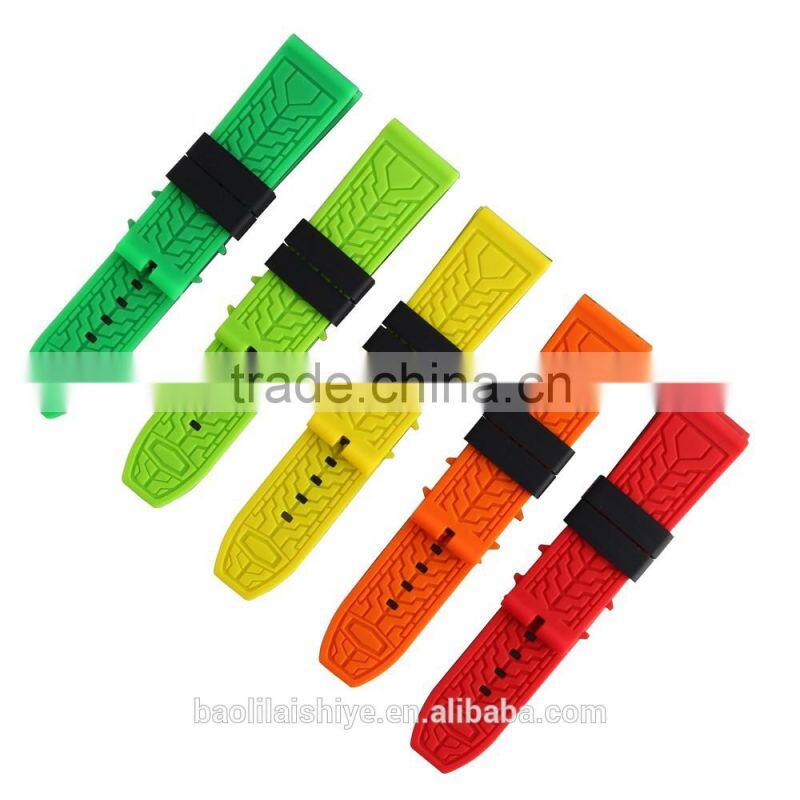 Nice colorful new style sports silicone watch belt