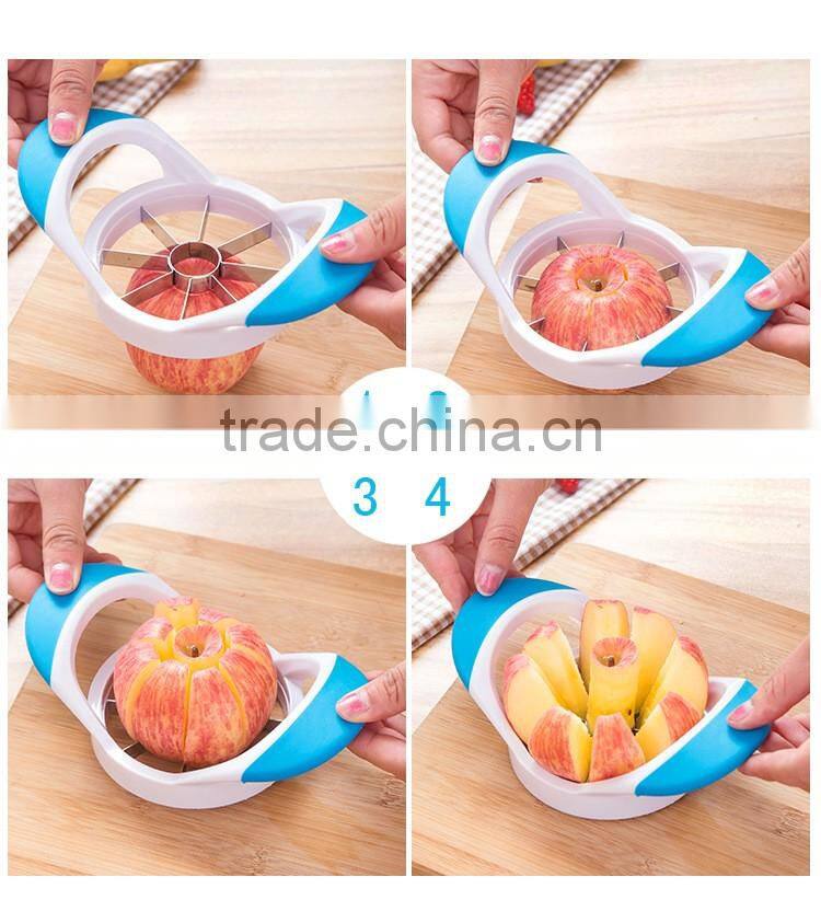 New style stainless steel apple corer slicer cutter