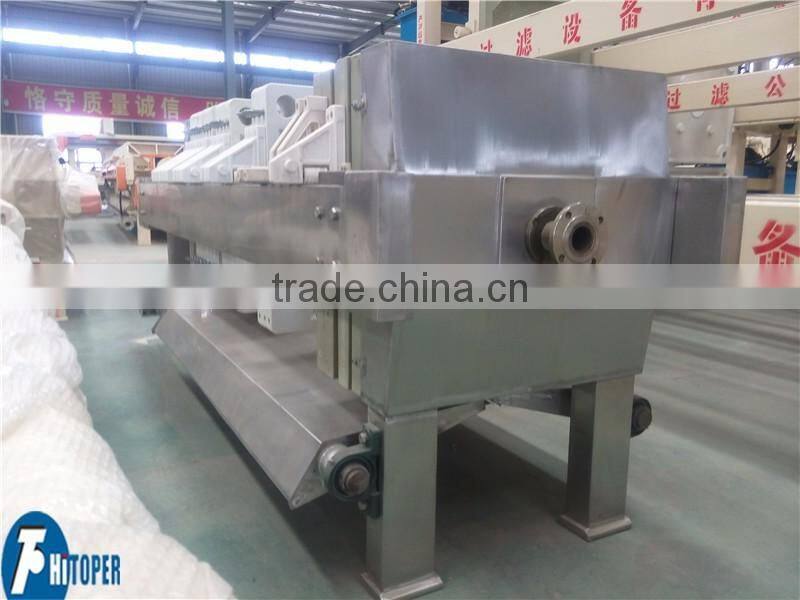 Chemical filter press with stainless, solid-liquid separation durable filter press for wastewater