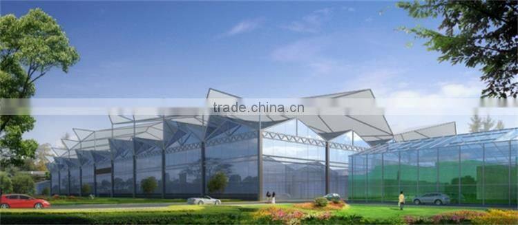 High tech greenhouse with heating solar system