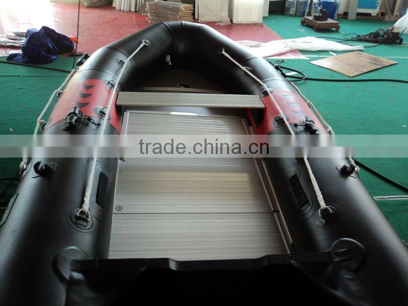 ce PVC material aluminium floor high-speed inflatable boat