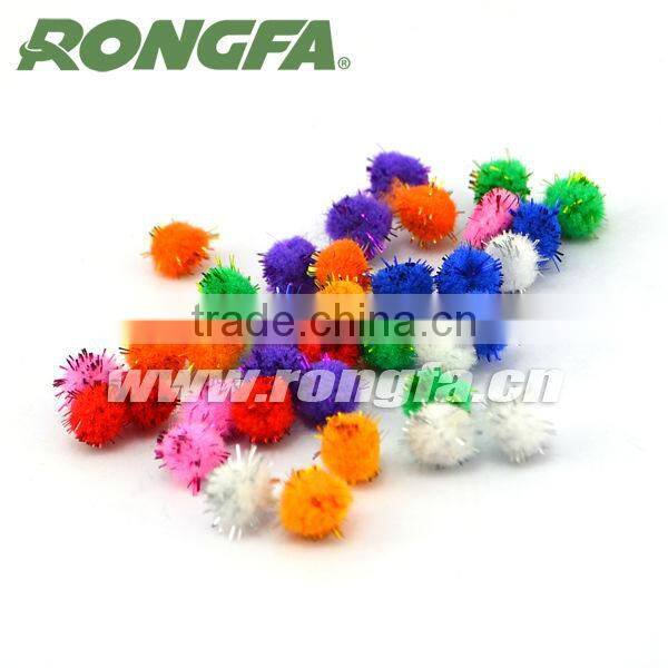Colorful craft pom poms for Kids DIY