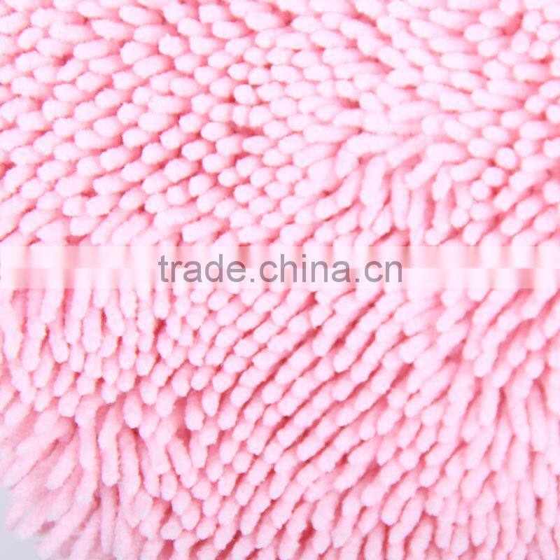 Cute Heart Microfiber Chenille cleaning sponge