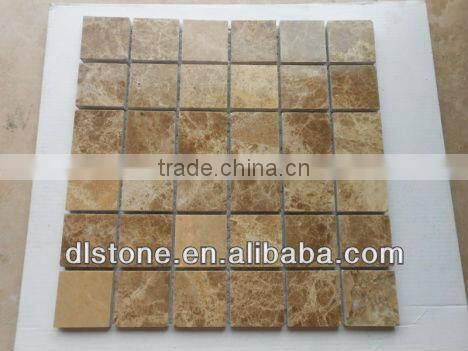 Emperador Light Marble Mosaic tile 12x12 square