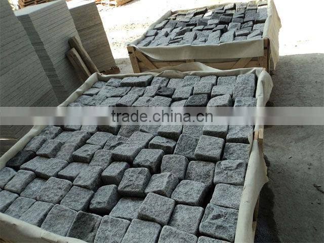Hot Sell Grey Granite Cube Stone