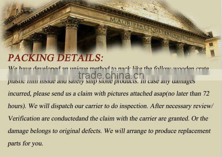 Figure Carving White Marble Arch Door Frame