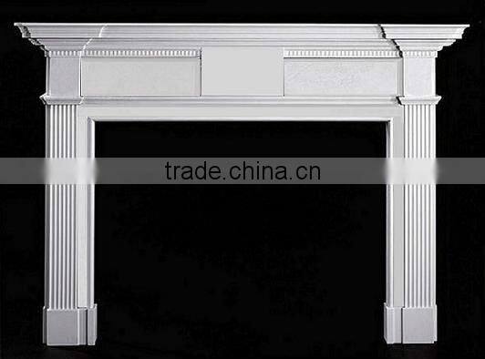 English Simple Style Marble Mantal