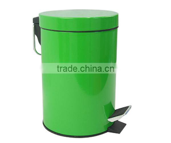 colored trash can colored pedal bin for 5L