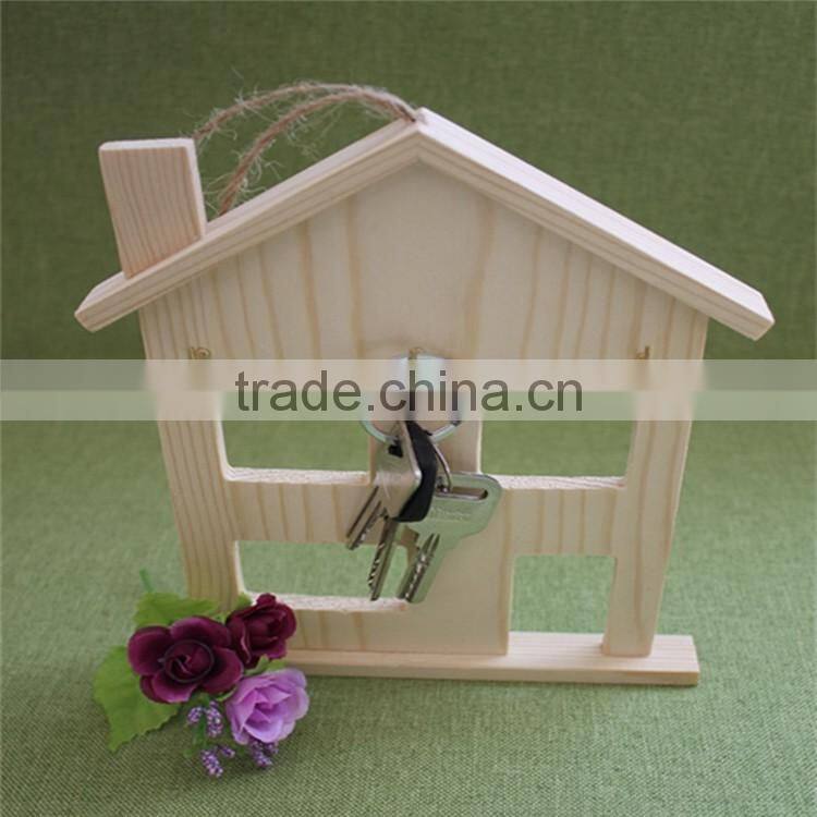 roomshaped wood craft toy for key