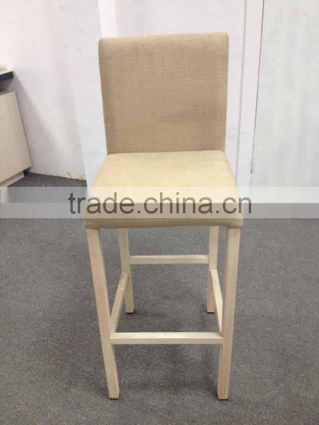 cheap price High legs bar imitation wooden chair
