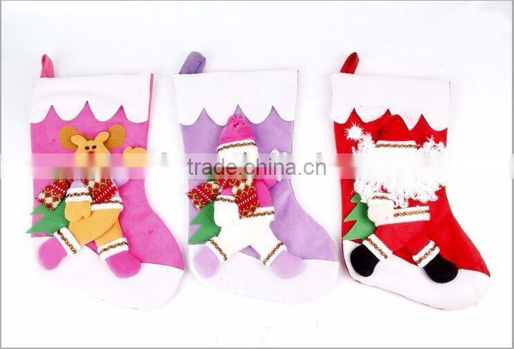 Christmas decoration quality socks Christmas socks pendant gift bags
