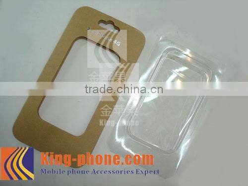 Kraft paper packing boxes with display plastic tray for phone case, gift paper boxes