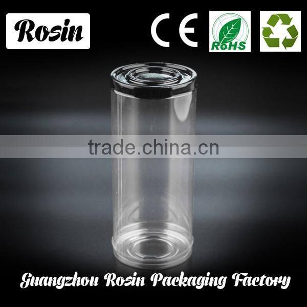 PVC box plastic clear cylinder packaging